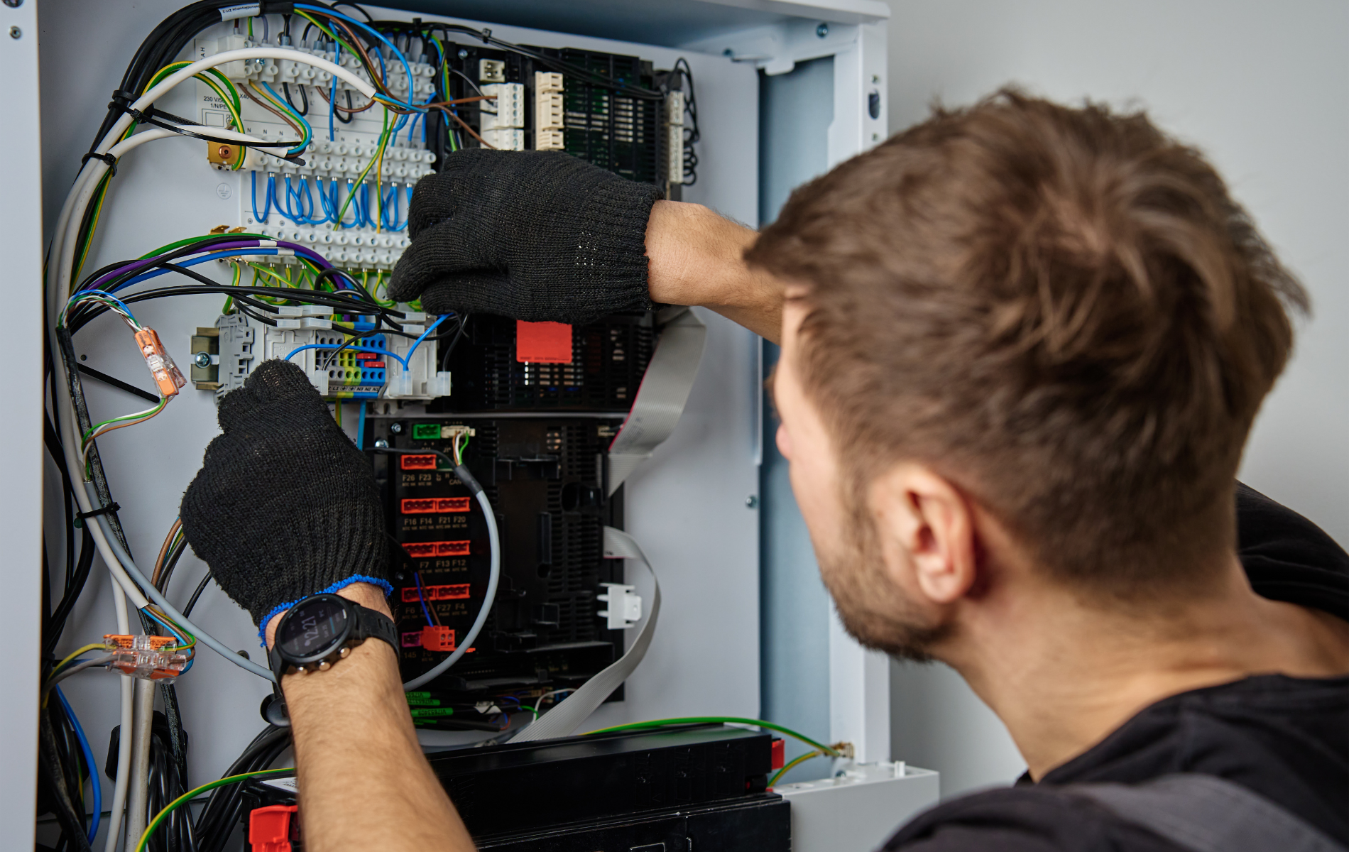 working on a repair